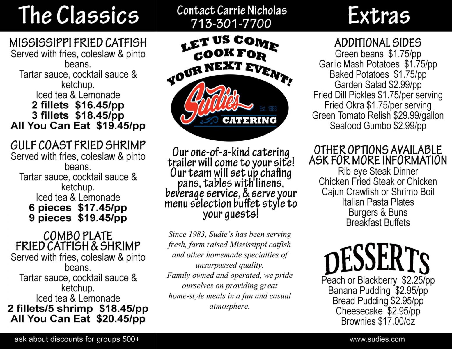 Sudie's Catfish House